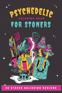 psychedelic coloring book for stoners