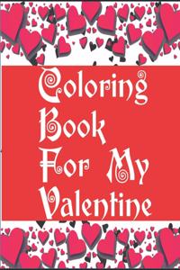 Coloring Book For My Valentine