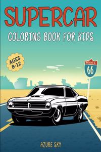 Supercar Coloring Book for Kids