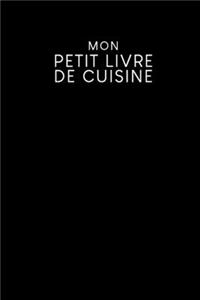 Mon petit livre de cuisine