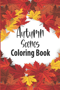 Autumn Scenes Coloring Book