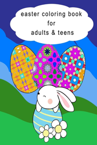 Easter Coloring Book for Teens & Adults