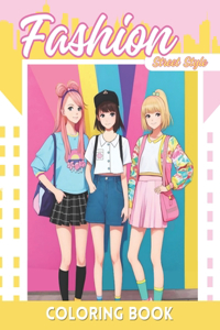 Fashion Anime Coloring Book