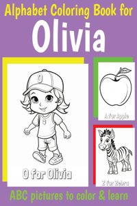ABC Coloring Book for Olivia