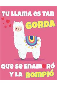 Tu Llama es Tan Gorda que se Enamoró y la Rompió