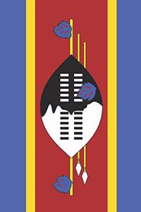Swaziland Flag Notebook - Swazi Flag Book - Swaziland Travel Journal