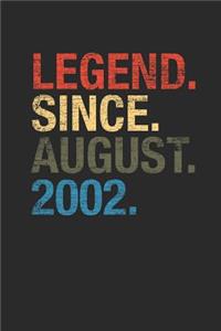 Legend Since August 2002