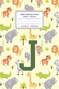 Primary Composition Notebook Grades K-2 Story Journal J