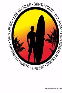 California Surf Fan Notebook