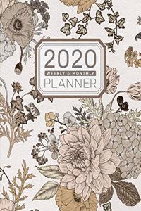 Botanical Bouquet - Planner 2020 - Weekly and Monthly Diary