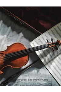 The Musicians and Songwriters Lyrics and Music Score Sheets Book