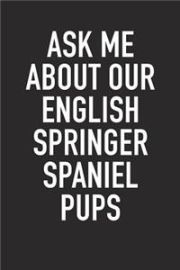 Ask Me about Our English Springer Spaniel Pups