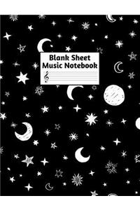 Blank Sheet Music Notebook