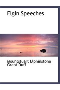 Elgin Speeches