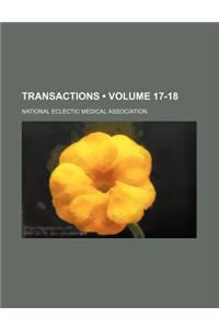 Transactions (Volume 17-18)