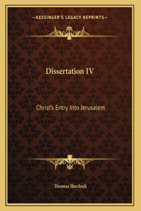 Dissertation IV