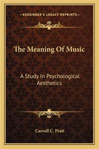 Meaning Of Music