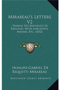 Mirabeau's Letters V2