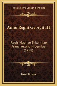 Anno Regni Georgii III