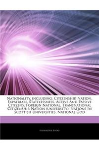 Articles on Nationality, Including