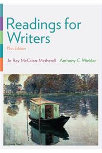 Readings for Writers (with 2016 MLA Update Card)