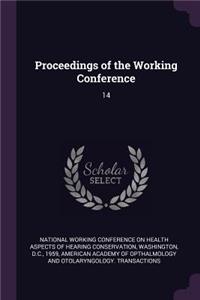 Proceedings of the Working Conference