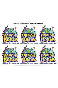 Vacation Bible School (Vbs) 2014 Praise Break Iron-On Transfers (Pkg of 12)