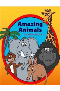 Amazing Animals Coloring Book