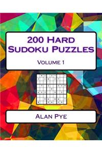 200 Hard Sudoku Puzzles Volume 1