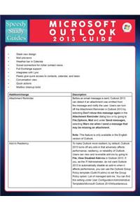 Microsoft Outlook 2013 Guide (Speedy Study Guide)