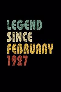 Legend Since February 1927