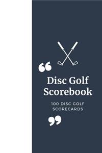 Disc Golf Scorebook