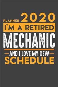 Planner 2020 for retired MECHANIC