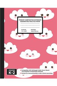 Primary Composition Notebook Handwriting Practice Paper