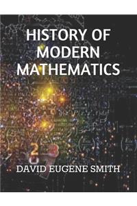 History of Modern Mathematics