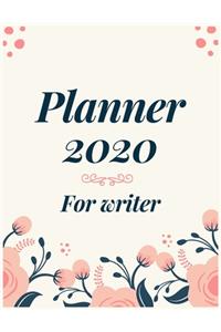 Planner 2020 for Writer