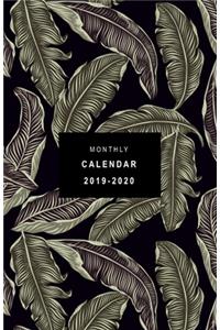 Monthly Calendar 2019 - 2020