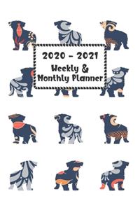 2020 - 2021 Weekly & Monthly Planner