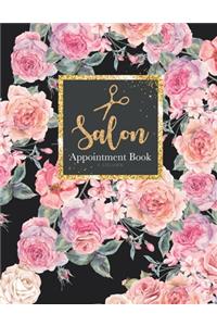 Salon Appointment Book 4 Column