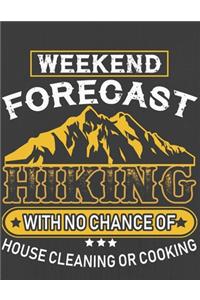 Weekend Forecast Hiking with No Change of House Cleaning or Cooking