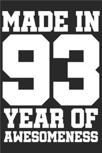 Made in 93 Year of Awesomeness