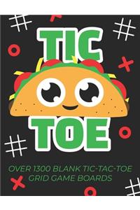 Tic Taco Toe Over 1300 Blank Tic-Tac-Toe Grid Game Boards