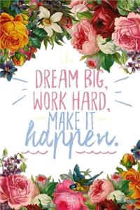 Dream Big Work Hard Make It Happen