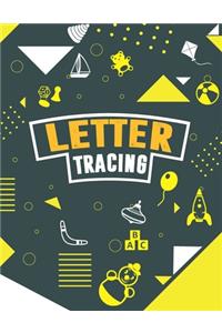 Letter Tracing Book for Kids. Kindergarten Workbook. Beginner to Tracing ABC Letters A-Z. Alphabet Handwriting Practice workbook for kids