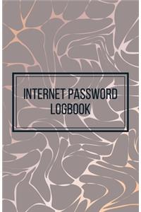 Internet Password Logbook-Small Size Alphabetical Password Notebook Organizer-5.5