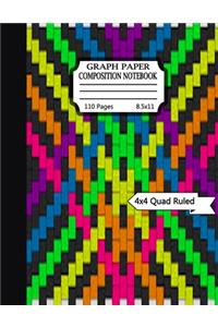 Graph paper composition notebook