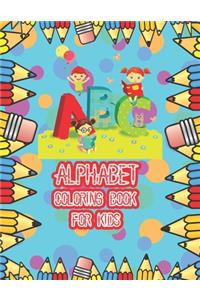 Alphabet coloring book for kids