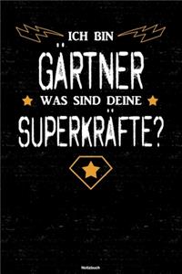 Ich bin Gärtner was sind deine Superkräfte? Notizbuch