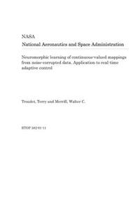 Neuromorphic Learning of Continuous-Valued Mappings from Noise-Corrupted Data. Application to Real-Time Adaptive Control