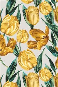 Yellow Tulips Design Journal: Dot Grid Journal